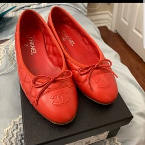 Authentic Chanel ballerina flats